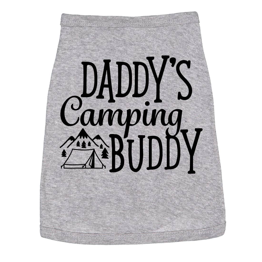 Daddy's Camping Buddy Dog Shirt