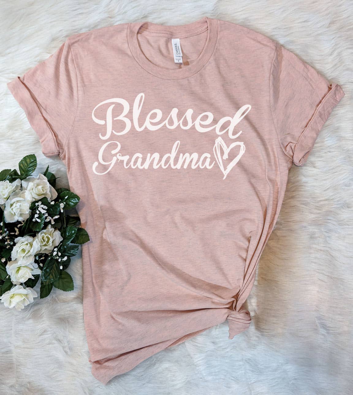 Blessed Grandma -Grandma Blessed Fun Sweet Cute Gift T-Shirt