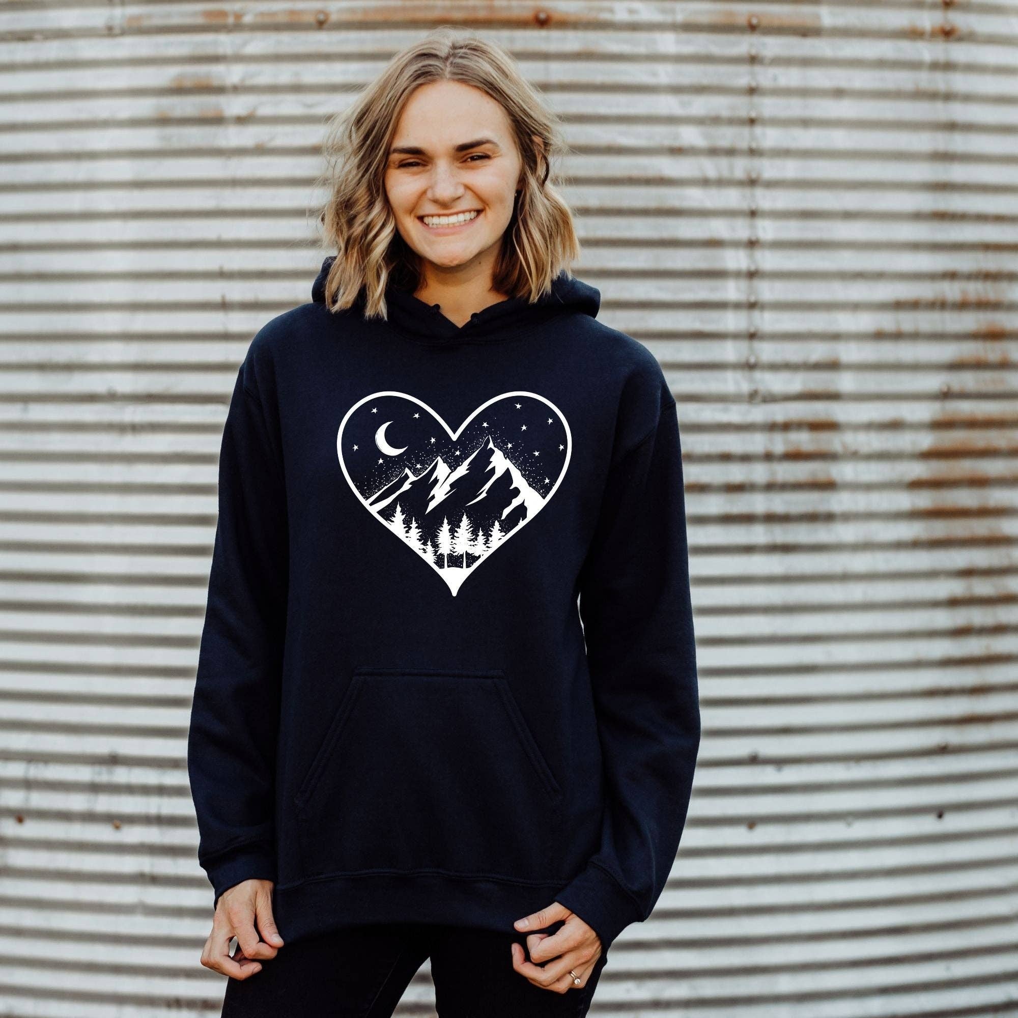 Mountain Heart Crewneck Sweatshirt Hoodie 067