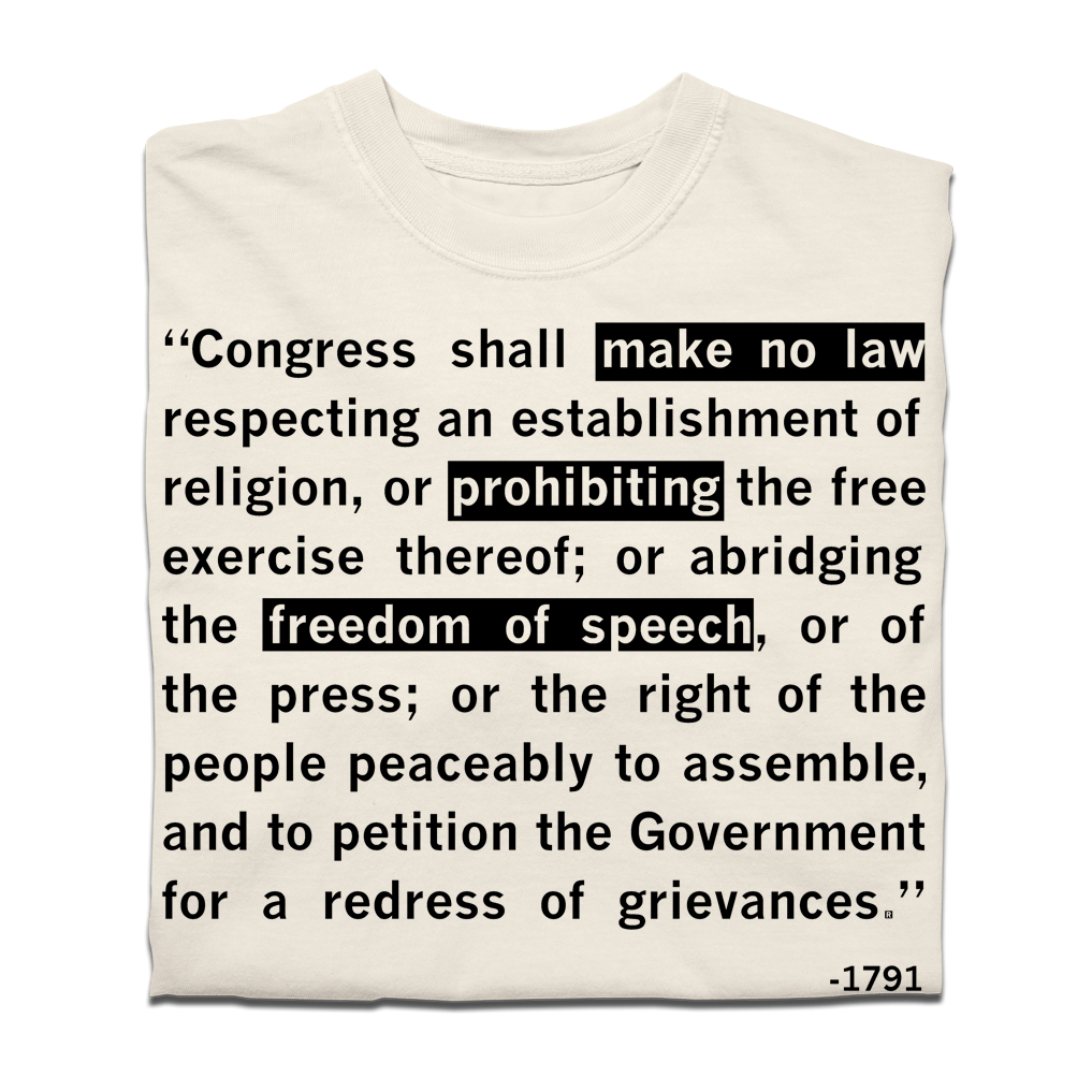 The First Amendment Heavyweight Unisex