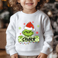 Personalized Christmas Grinch Custom Name Kids Design