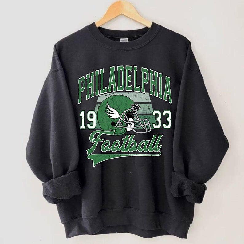 Philadelphia Football Shirt Vintage Style Retro Gift Tee