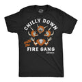 Chilly Down with the Fire Gang Men's T Shirt
