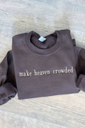 Make Heaven Crowded Embroidered Sweater