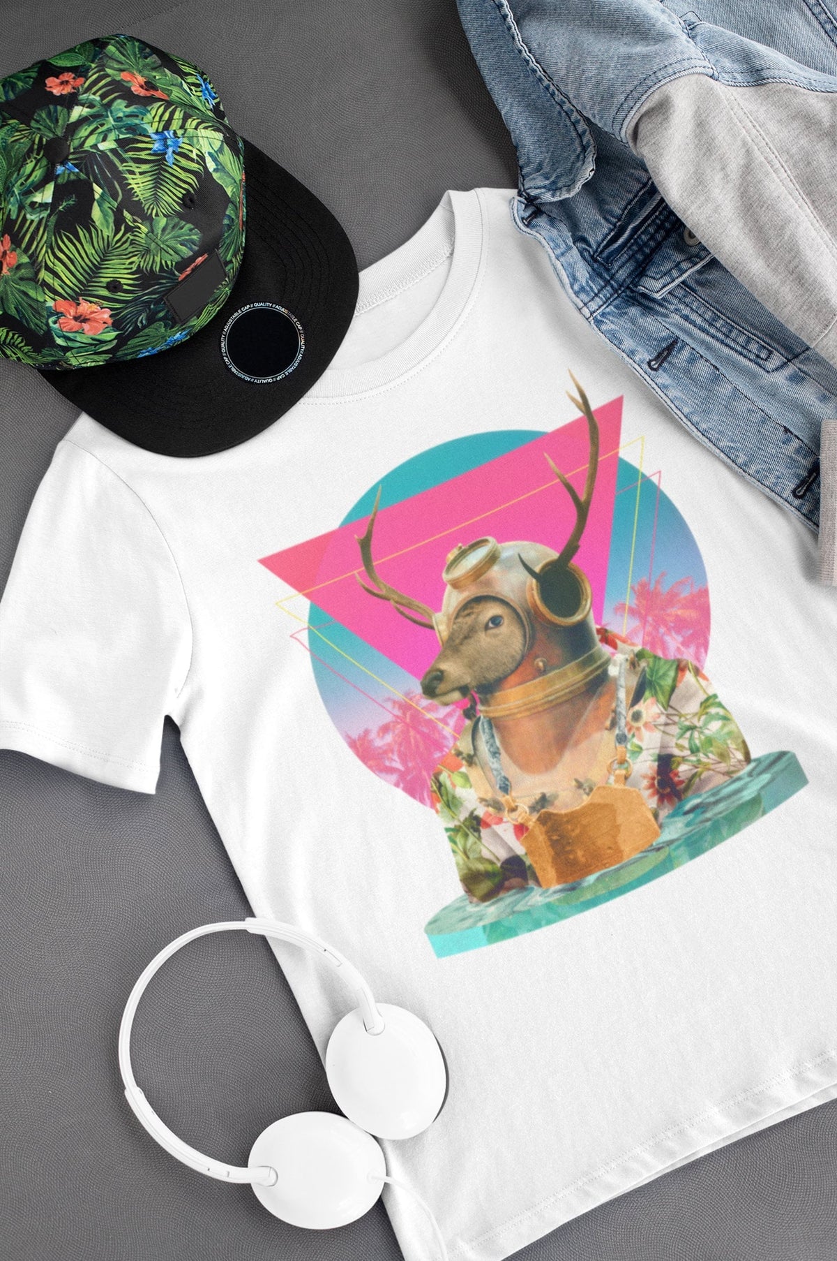 Deer Bella Canvas Animal Tee Unisex