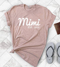 Mimi Est. 2021 - Mimi Pregnancy Announcement Cute - T-Shirt