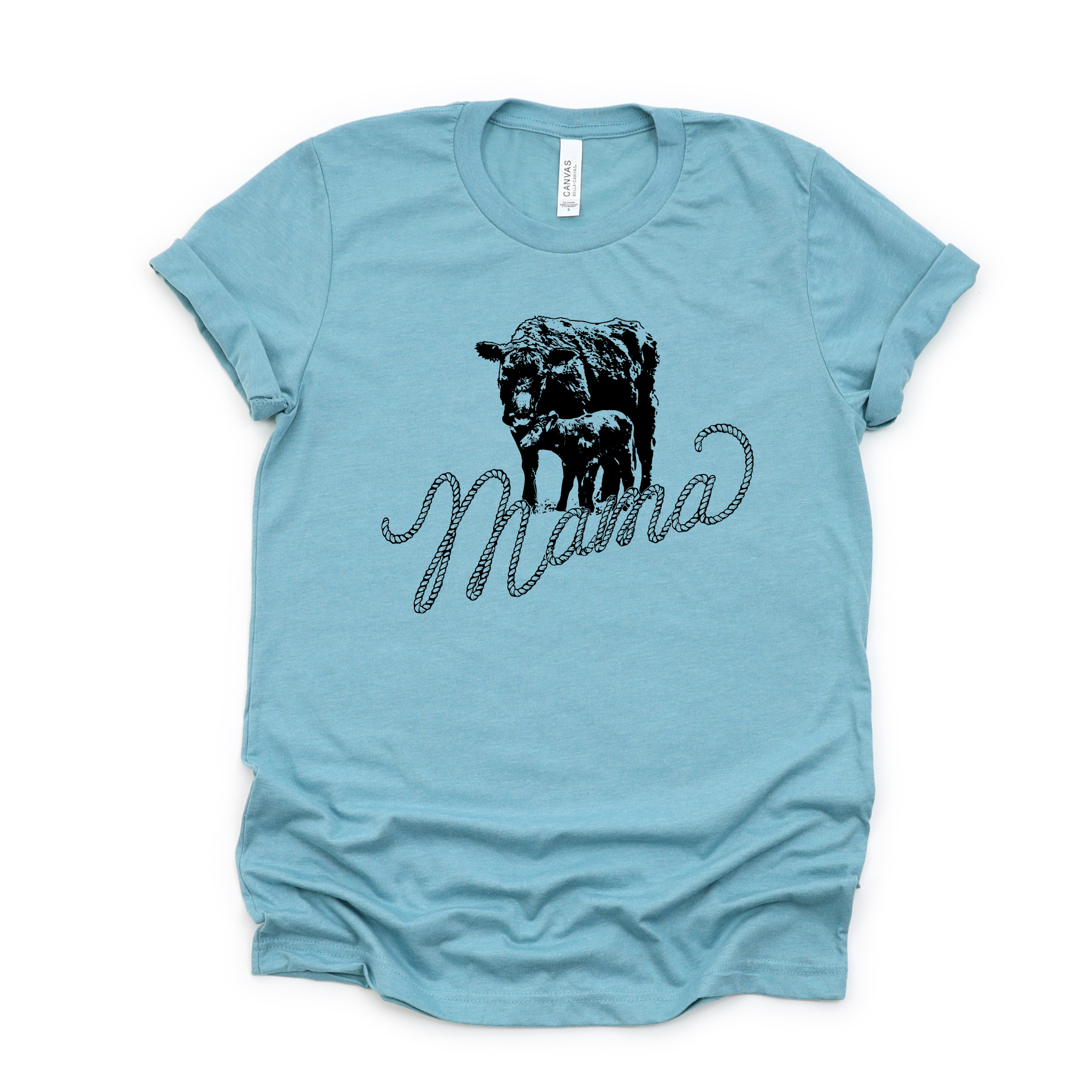 Mama Cow Tshirt Graphic Tee 288(Dtf)