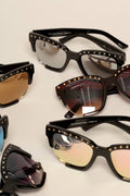 Women's Frame Decor Square Sunglasses