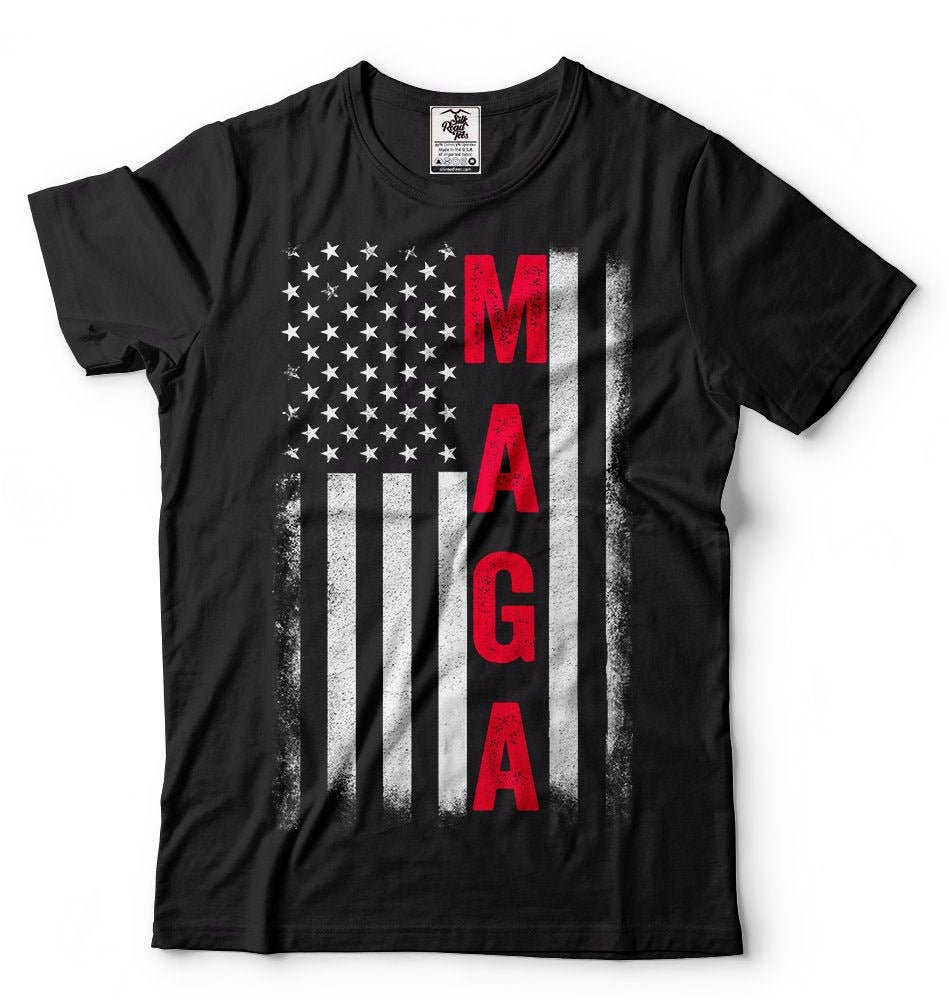 Maga Flag Donald Trump 2024 Election Re-Election T-Shirt