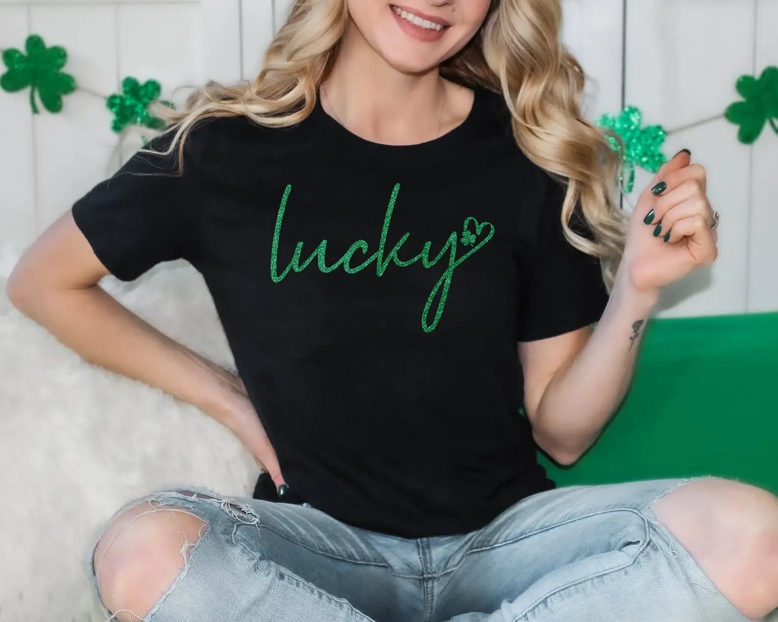Lucky Glitter T-Shirt