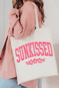 Sunkissed  Hibiscus Graphic Small Tote Bag