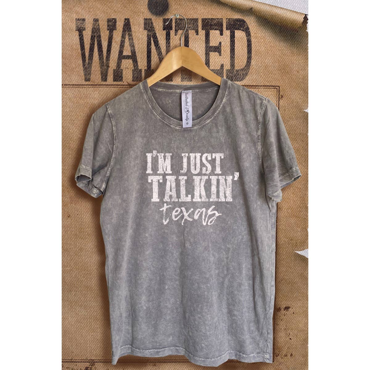 Texas Mineral Wash Vintage  Graphic  Tee