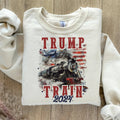 Trump Train 2024 Sweatshirt - American 4th of July Apparel