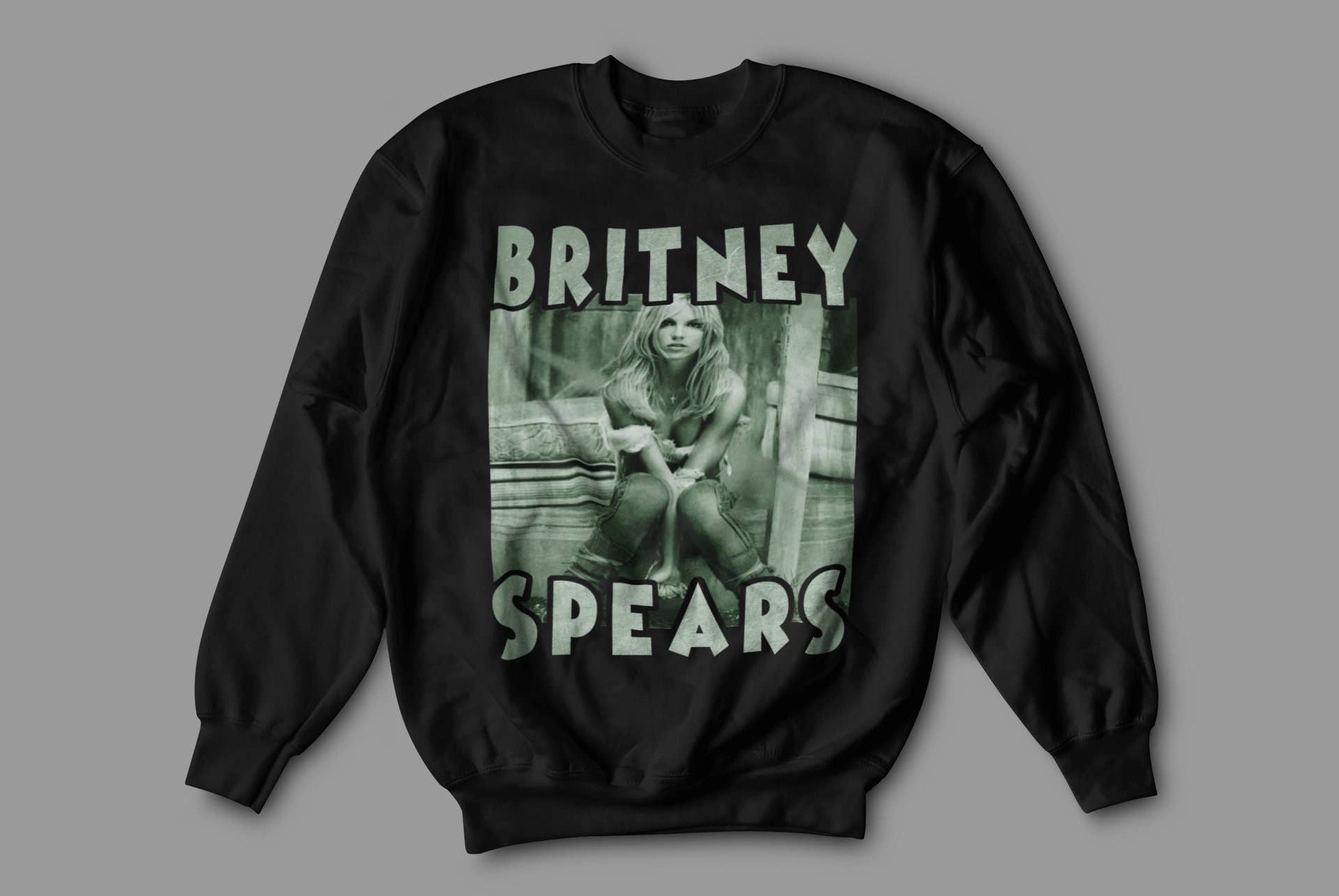 Britney Spears Sweatshirt - 90s Retro Celebrity Vintage Swea
