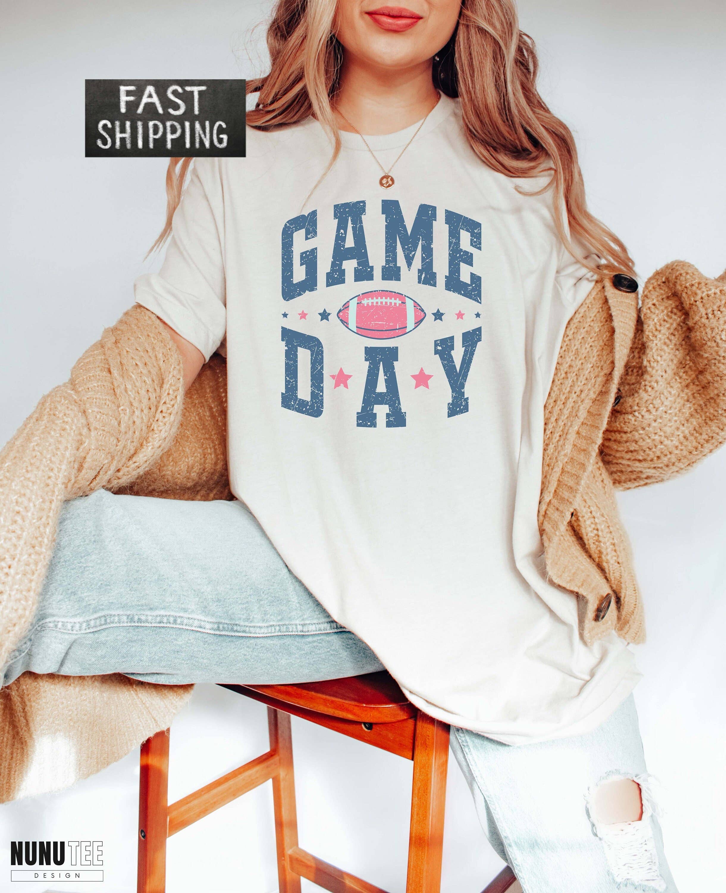 Retro Varsity Football Game Day Shirt – Sports Mom Tee