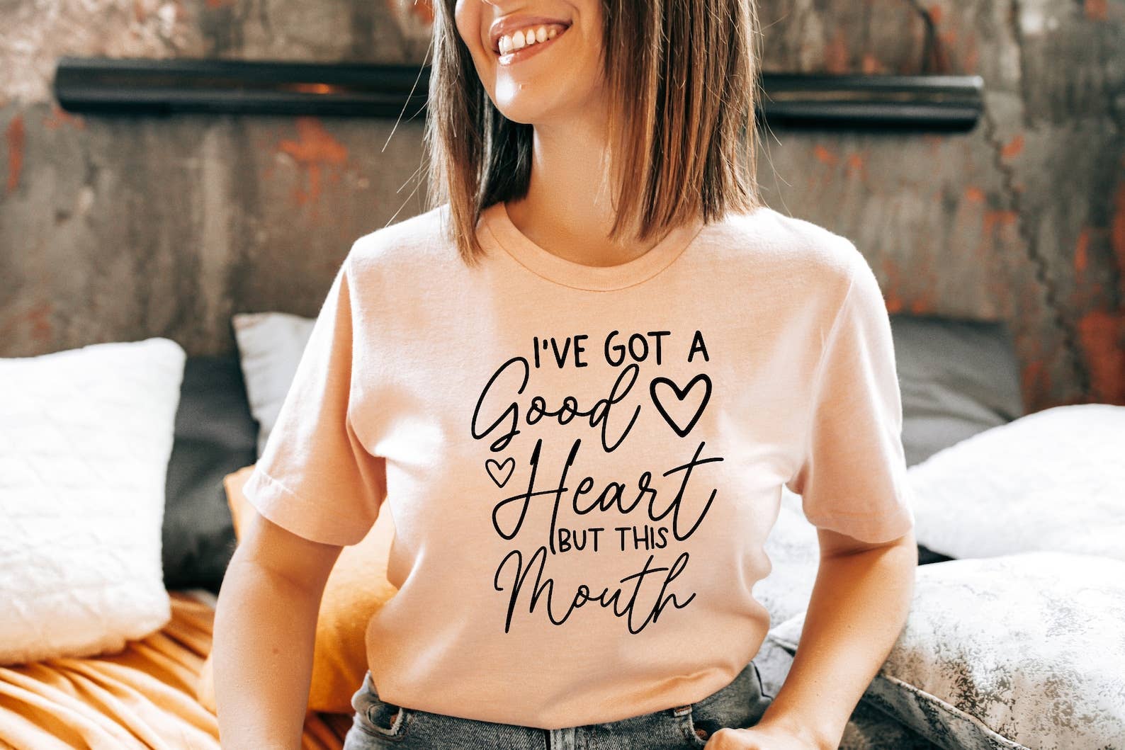 I’Ve Got A Good Heart But This Mouth T-Shirt