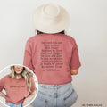 Because He Lives Hymn Easter T- Shirt Front and Back