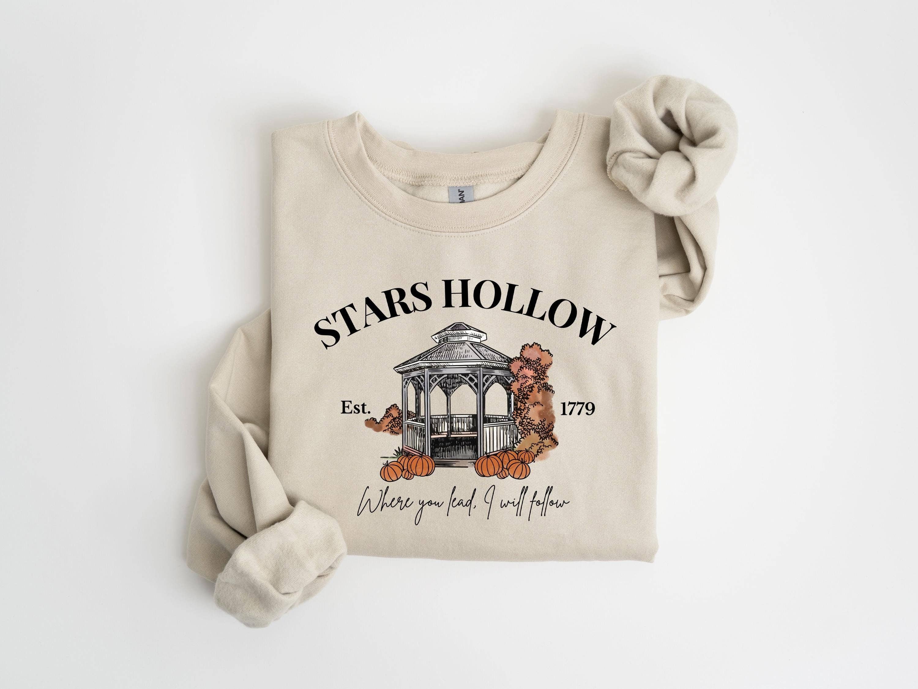 Stars Hollow Vintage Style Sweatshirt For Autumn Festival