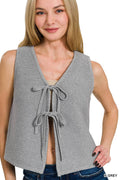',...Bow Tie Ribbon Sweater Vest