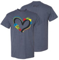2609 Autism Able Ss-Heather Navy
