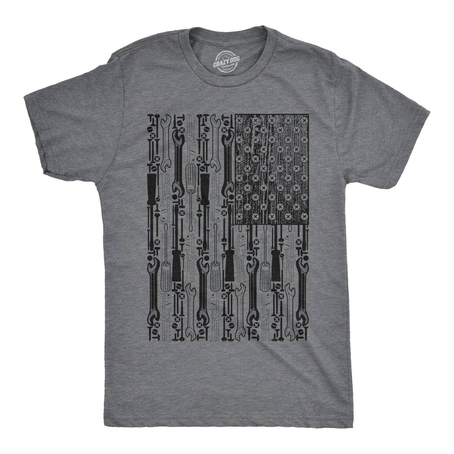 Tools American Flag Men's T Shirt