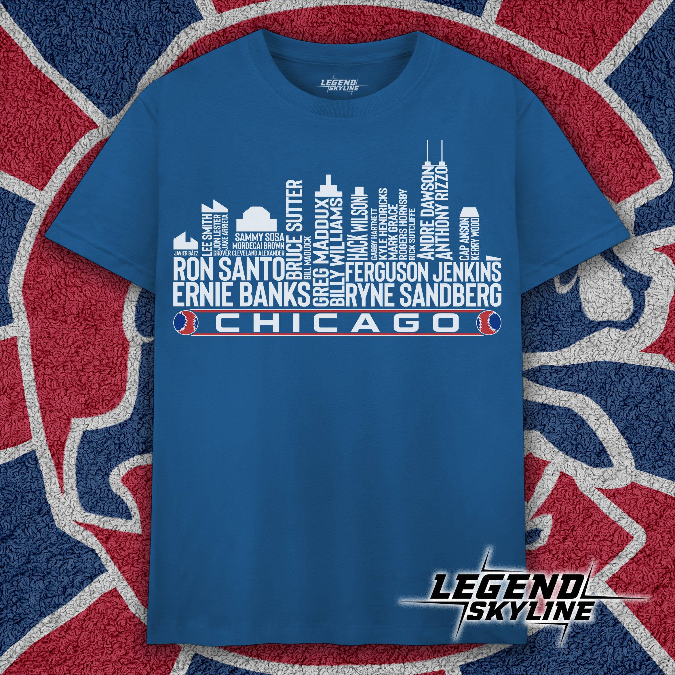 Chi-Cago Baseball Legends Skyline Tee