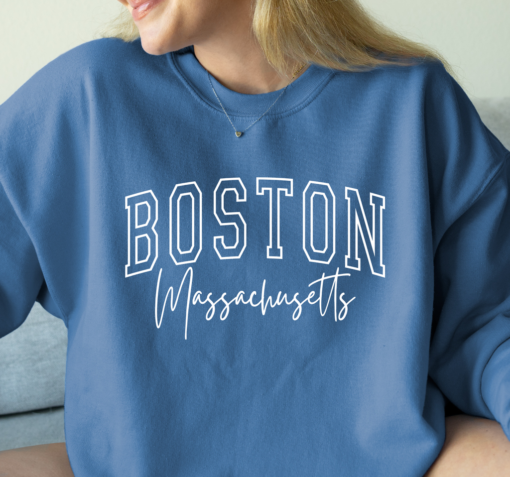 Custom City State Crewneck, Western, Town Varsity Pullover Unisex