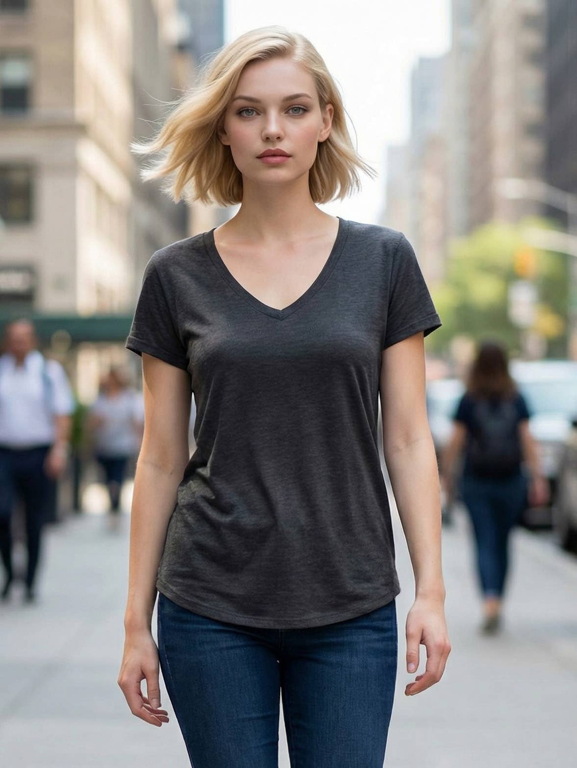 `.Short Sleeve Rayon Jersey Tee