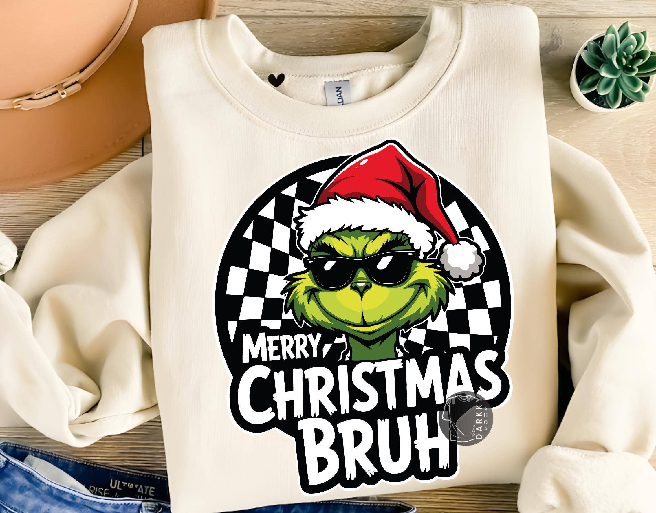 Retro Grinch Christmas Shirt Dtf
