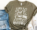 Just A Girl Who Loves Books T-Shirt