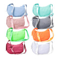 Nylon Half Moon Crossbody-Light Colors