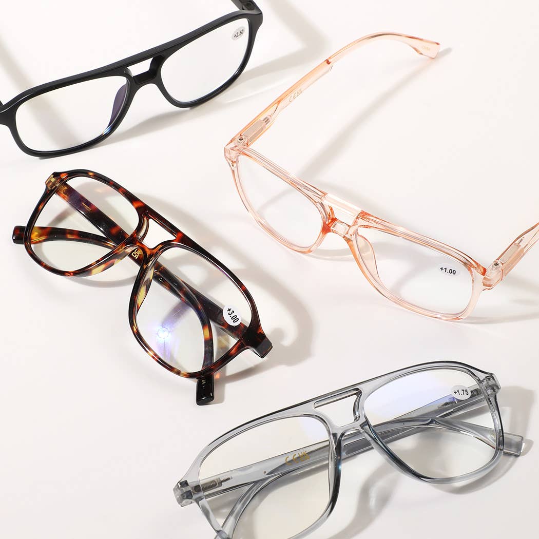 Round Shape Blue Light Blocking Reading Glasses
