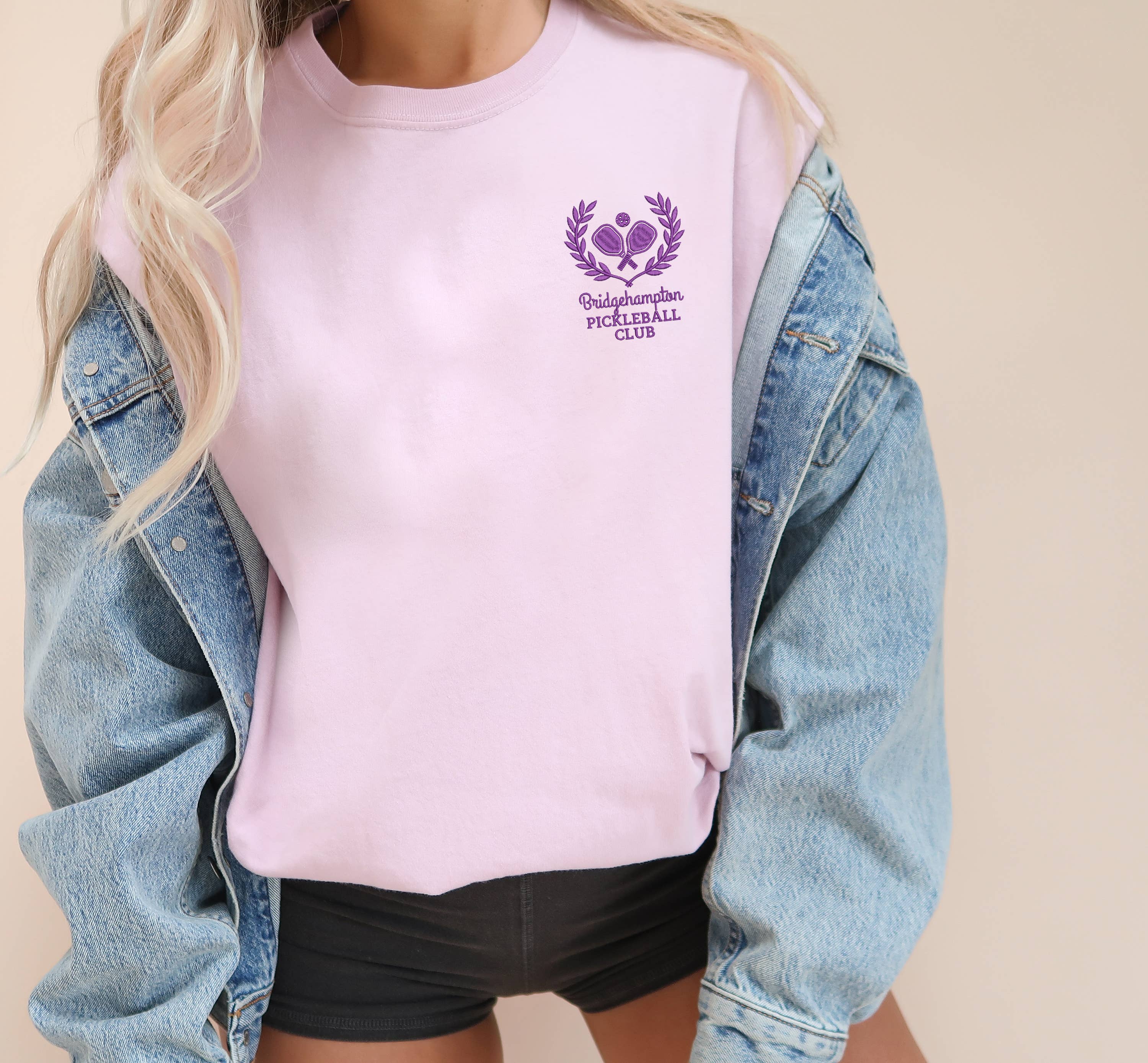 Custom Embroidered Sweatshirt, Custom Pickleball Sweatshirt