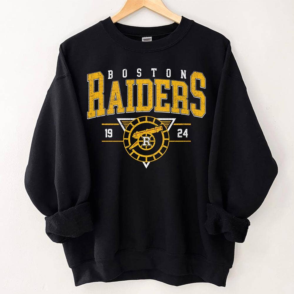 Boston Raiders Vintage Hockey Jersey Sweatshirt