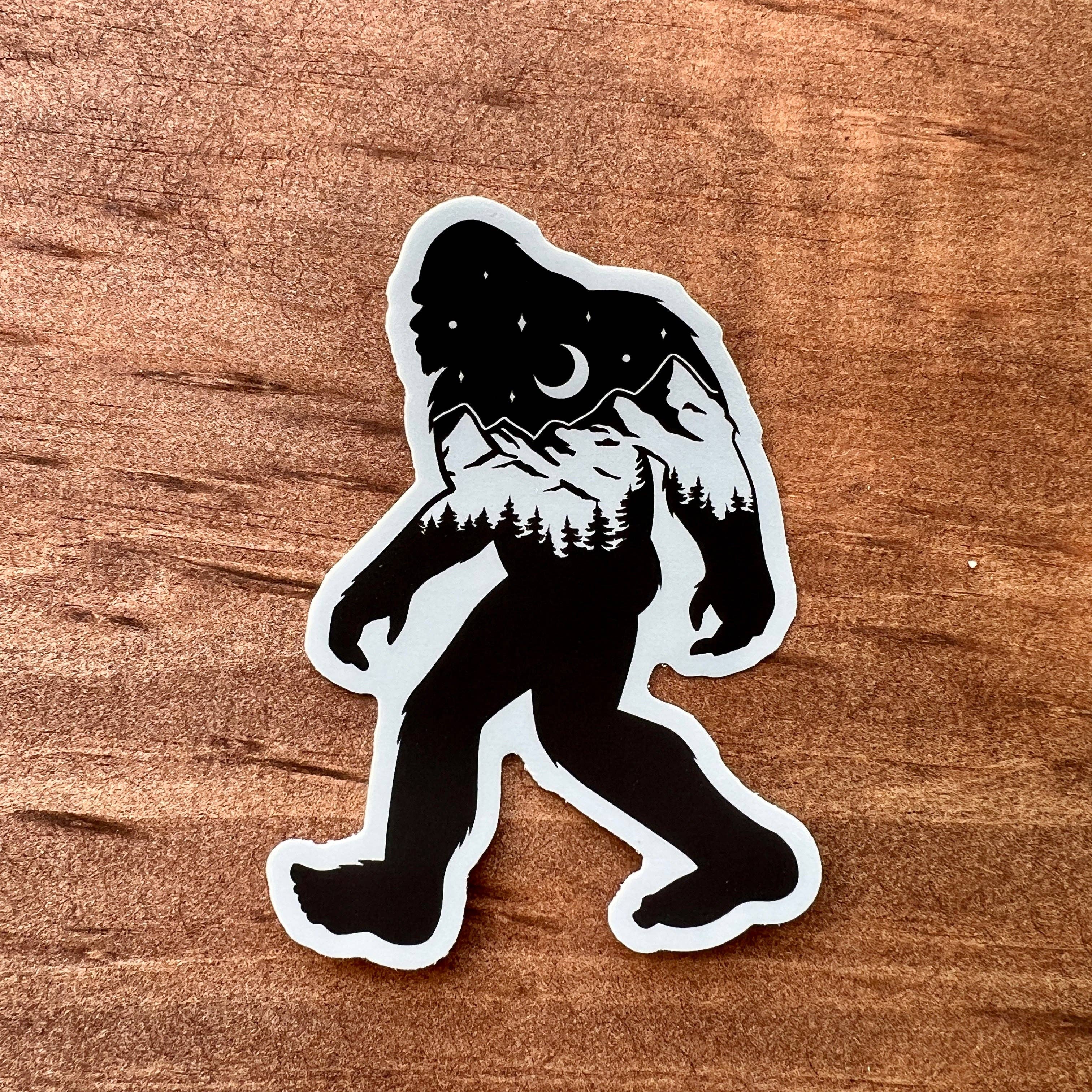 Bigfoot Nature Sticker 180