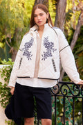Embroidered Quilted Jacket