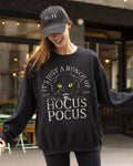 Bunch of Hocus Pocus, Cat, Funny, Halloween Sweatshirt