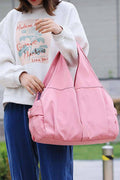 0905 Waterproof Oxford Pleated Draped Shoulder Bag SI-28745