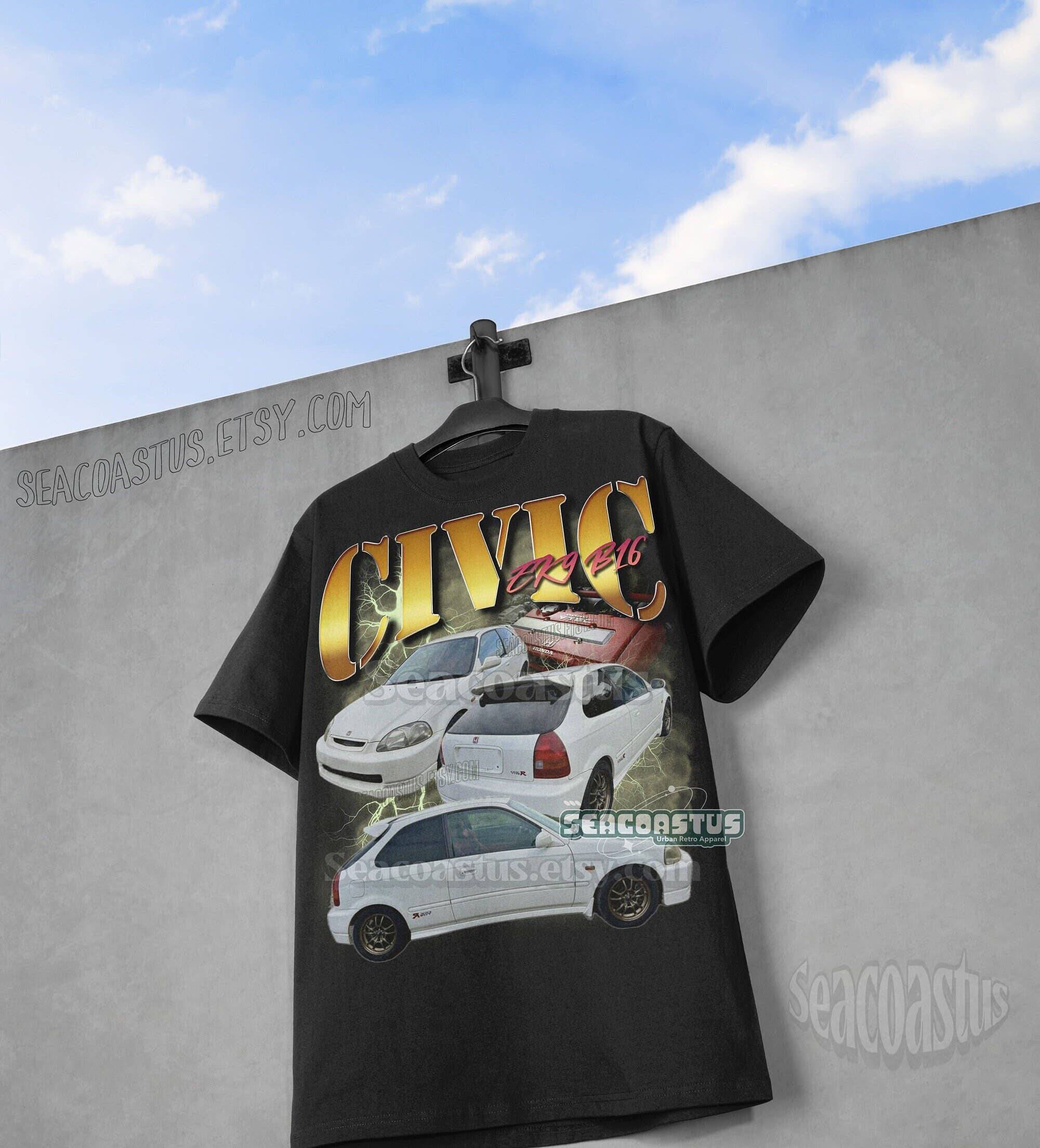 Civic Type R EK9 Vintage T-Shirt Retro 90's Jdm Vtech Tee