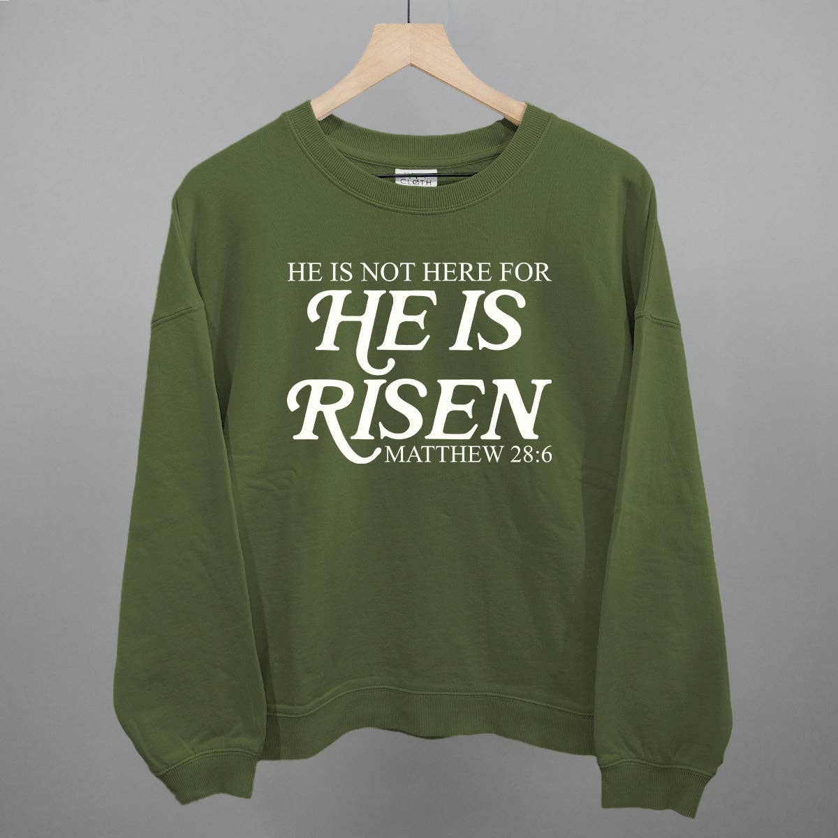 He Is Not Here For He Has Risen (Cream)