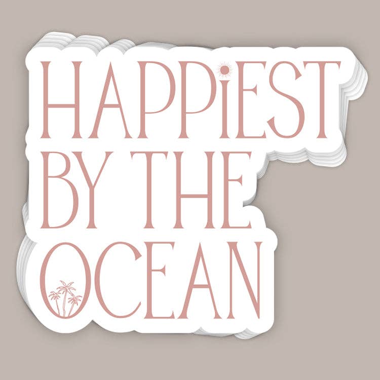 Happiest By the Ocean (Decal)