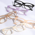 Solid Color Fashion Reading Glass with Rhinestone