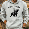 Hilarious Safety Third Bear Crewneck Sweatshirt Hoodie