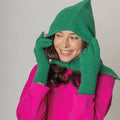 Solid Ribbed Knit Gloves