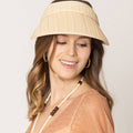 Fabric Textured Wide Sun Visor