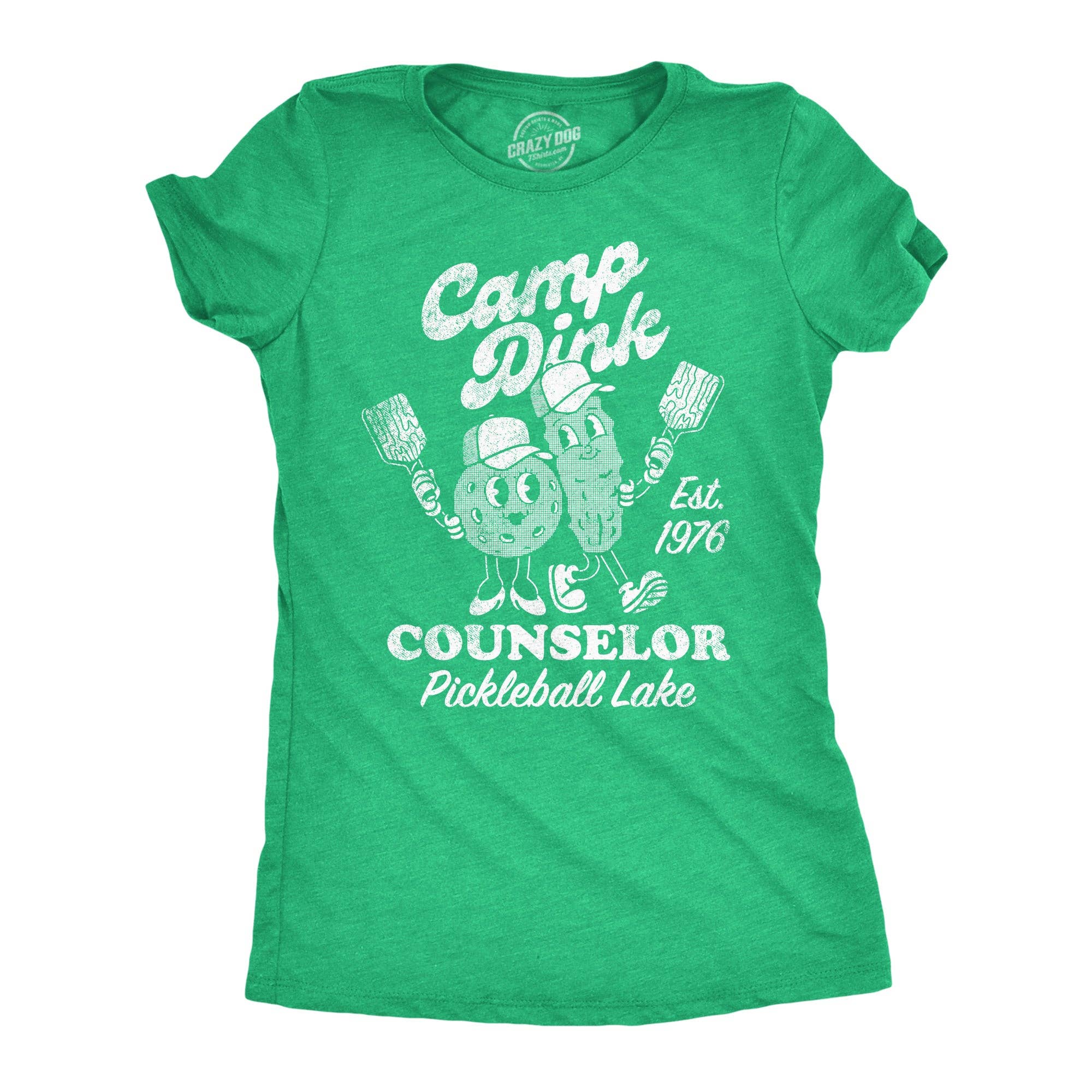 Camp Dink Counselor Pickleball Lake Women's T Shirt