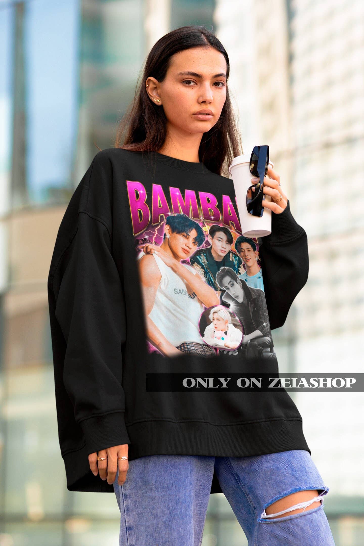 Got7 Bambam Retro 90s Sweatshirt - Kpop Bootleg Merch