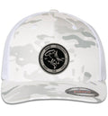 Hammerhead Deco 6 Panel Trucker Flexfit Multicam Alpine White Hat Unisex