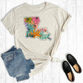 Floral Louisiana Graphic Tee