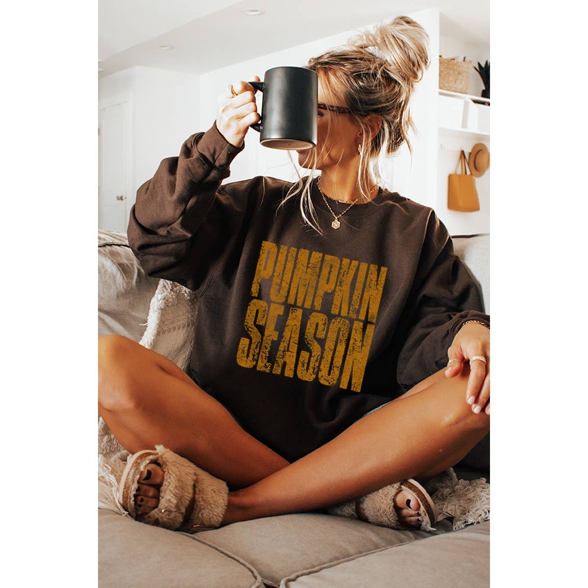 Pumpkin Season Vintage  Graphic Sweatshirts